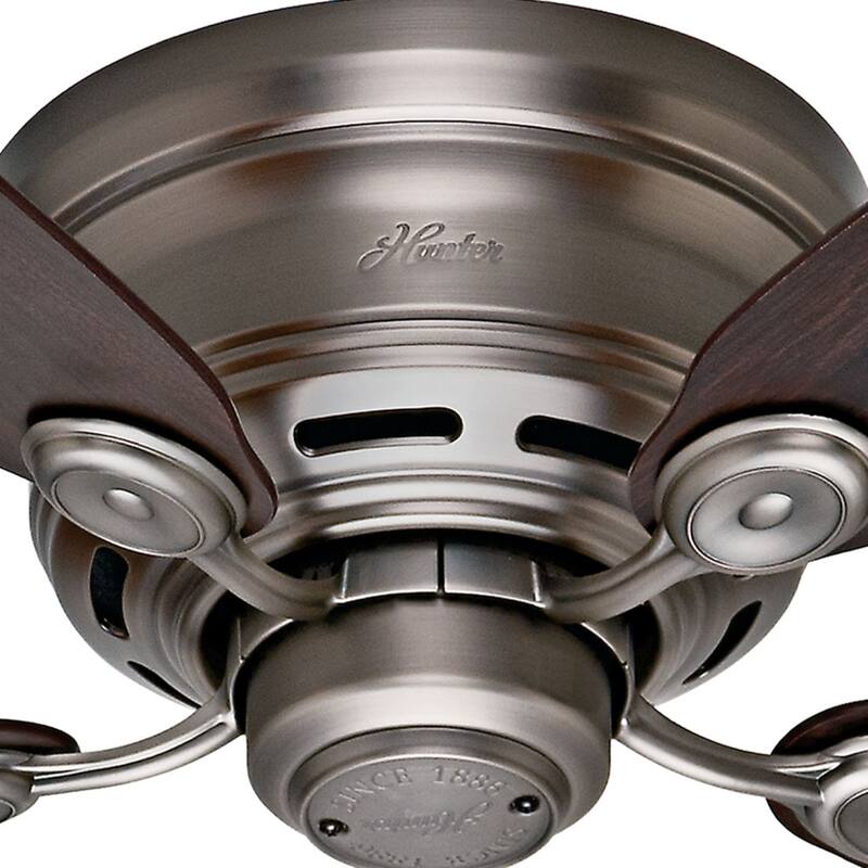Hunter Low-profile 42-inch White 5-blade Ceiling Fan