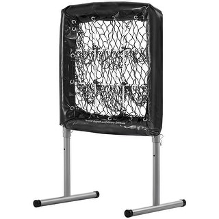 9 Hole Baseball Net, Softball Baseball Training Equipment for Hitting Pitching Practice, Height Adjustable Trainer Aid