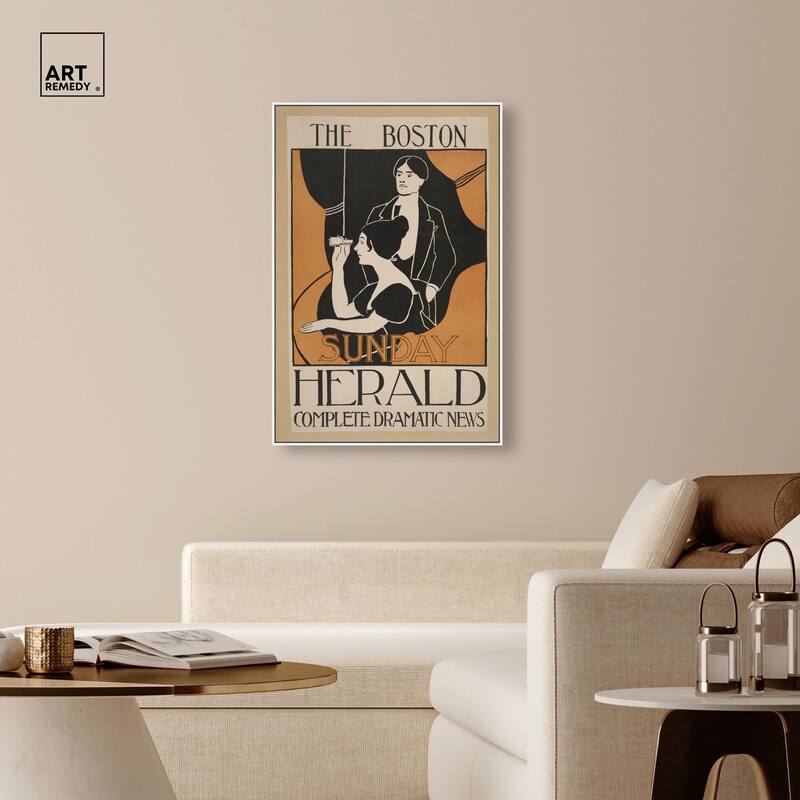 Sunday Herald 1893 Canvas by Art Remedy