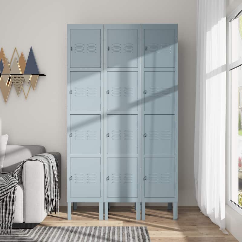 Metal Locker 4 Doors - N/A