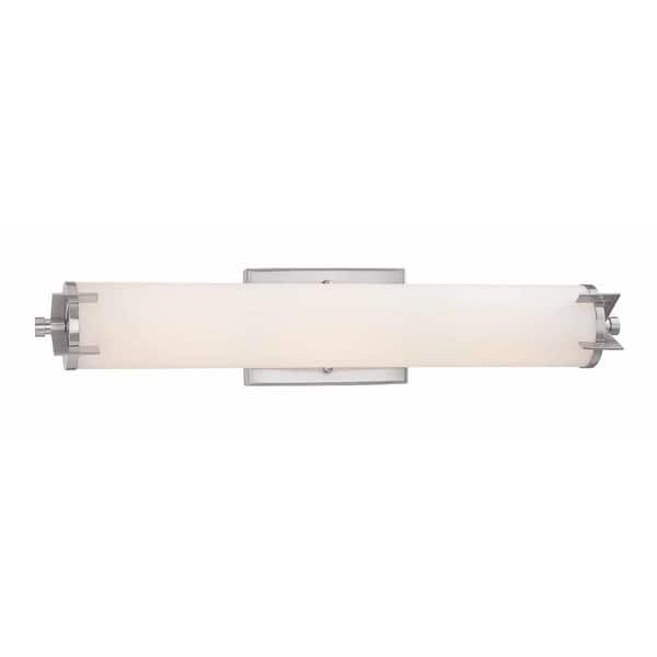Designers Fountain Aristo 1-Light White Modern/Contemporary Vanity Light Bar Designers Fountain Aristo 1-Light White Modern/Contemporary Vanity Light Bar