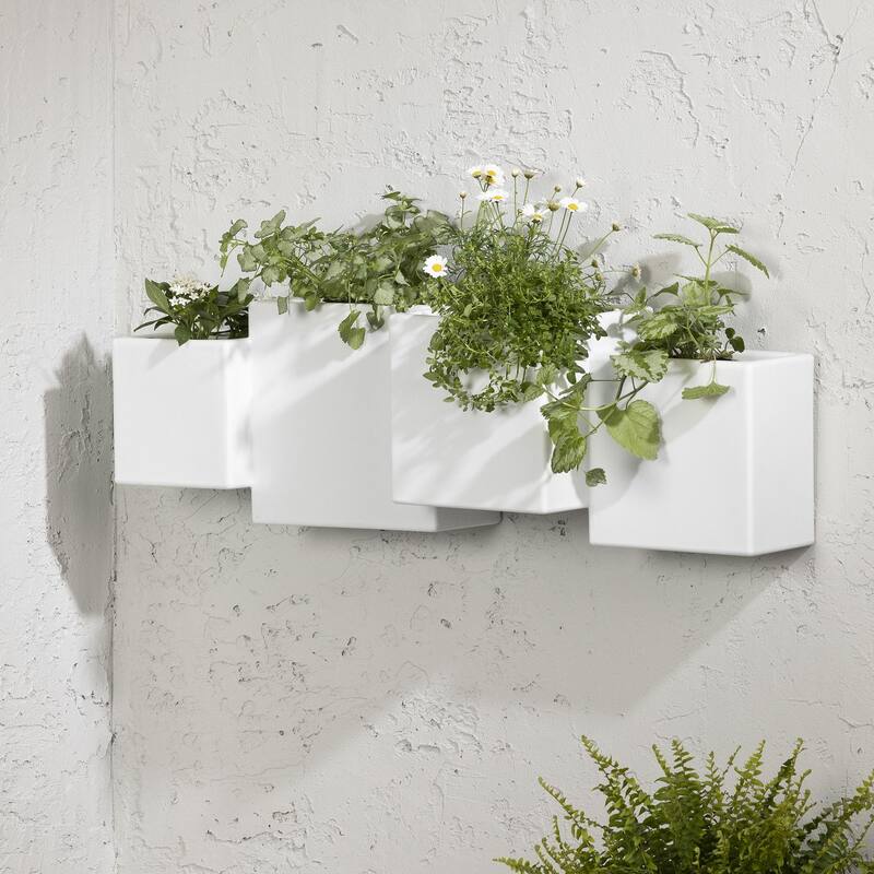South Shore Dalya Outdoor Wall Planter - Set of 2