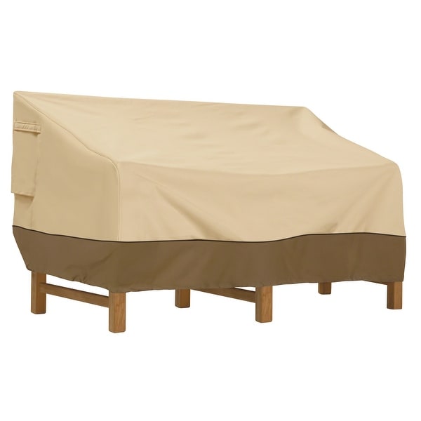 Classic Accessories Veranda Water-Resistant 104 Inch Deep Seated Patio Sofa/Loveseat Cover. Opens flyout.