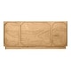 preview thumbnail 8 of 10, Macari Mid-Century Modern Rounded 4-Door Sideboard