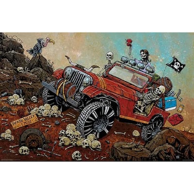 Death Valley Art Poster - 36 x 24 Inch