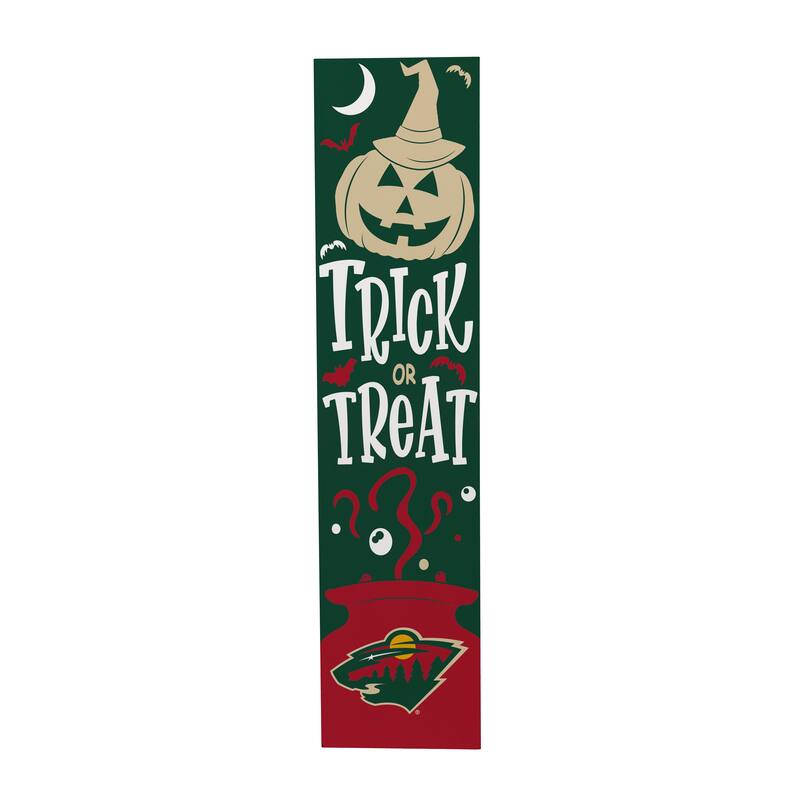 47" Double Sided Seasonal Porch Leaner, Minnesota Wild - 47" x 11.25"