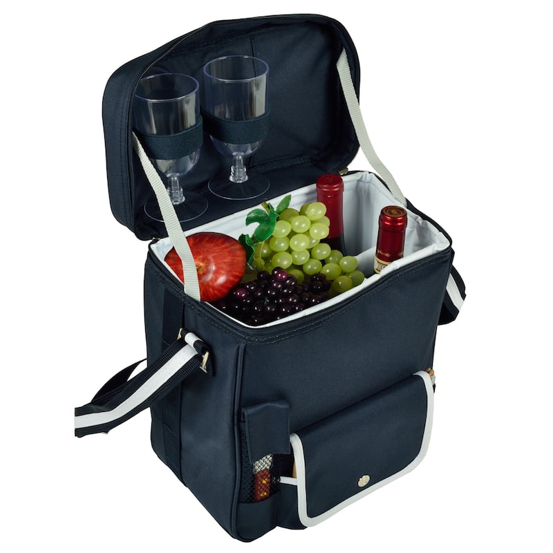 Picnic at Ascot - Wine & Cheese Cooler Bag