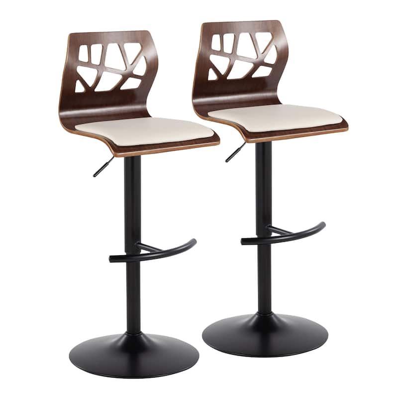 Carson Carrington Sala Adjustable Bar Stool with Rounded T Footrest (Set of 2)