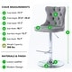 preview thumbnail 22 of 76, Swivel Velvet Bar Stools Sliver Pesdestal (Set of 6)