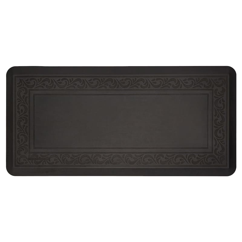 Mohawk Home Tempur-Pedic Ultra Comfort Anti-Fatigue Kitchen Mat - 20" X 42" - Atrium Scroll Raven