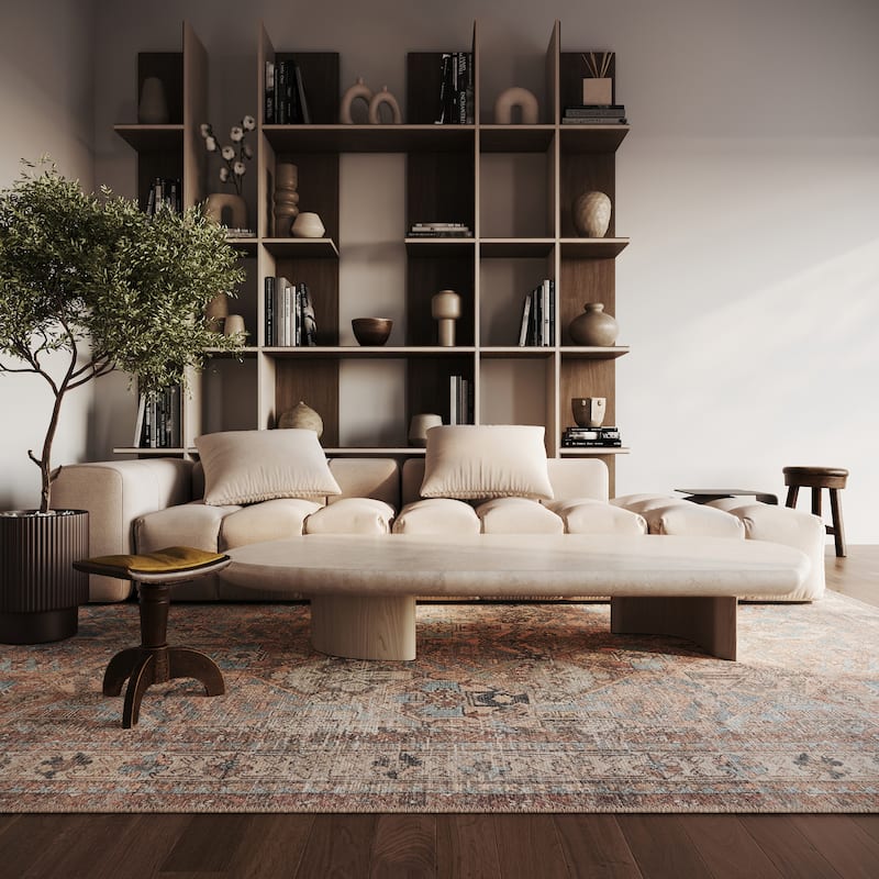 Nuloom Delirenne Traditional Vintage Floral Rug