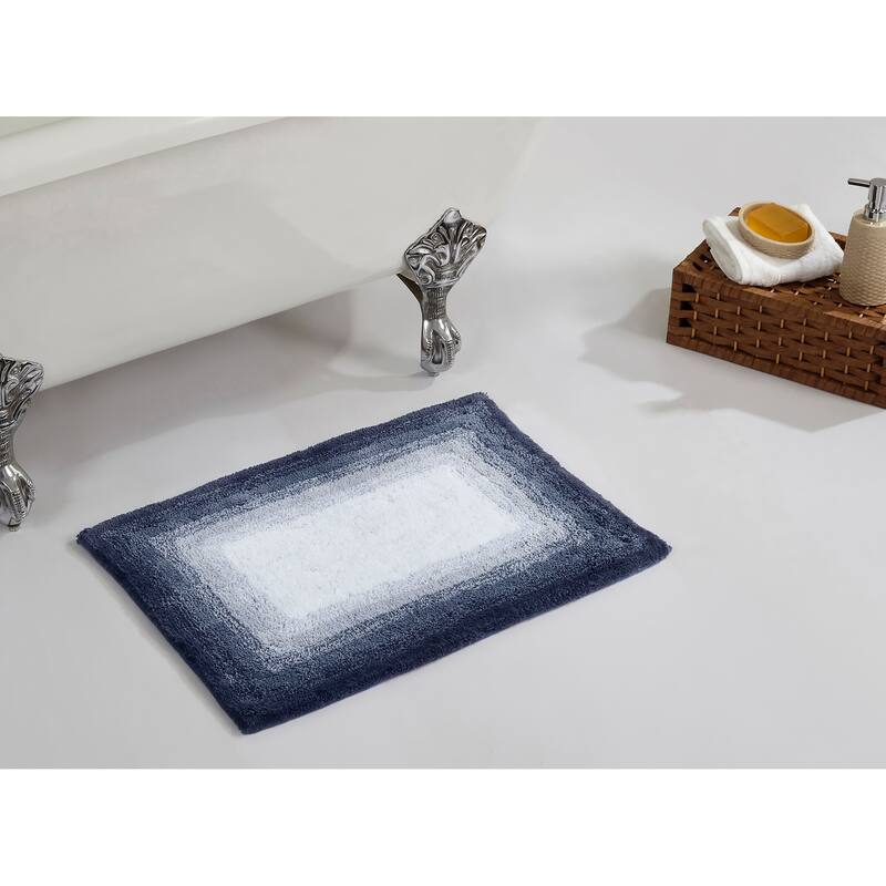 Better Trends 100% Cotton Super Soft & Highly Water Absorbent Bathroom Rugs-Torrent Collection Tufted Machine Washable Bath Mats