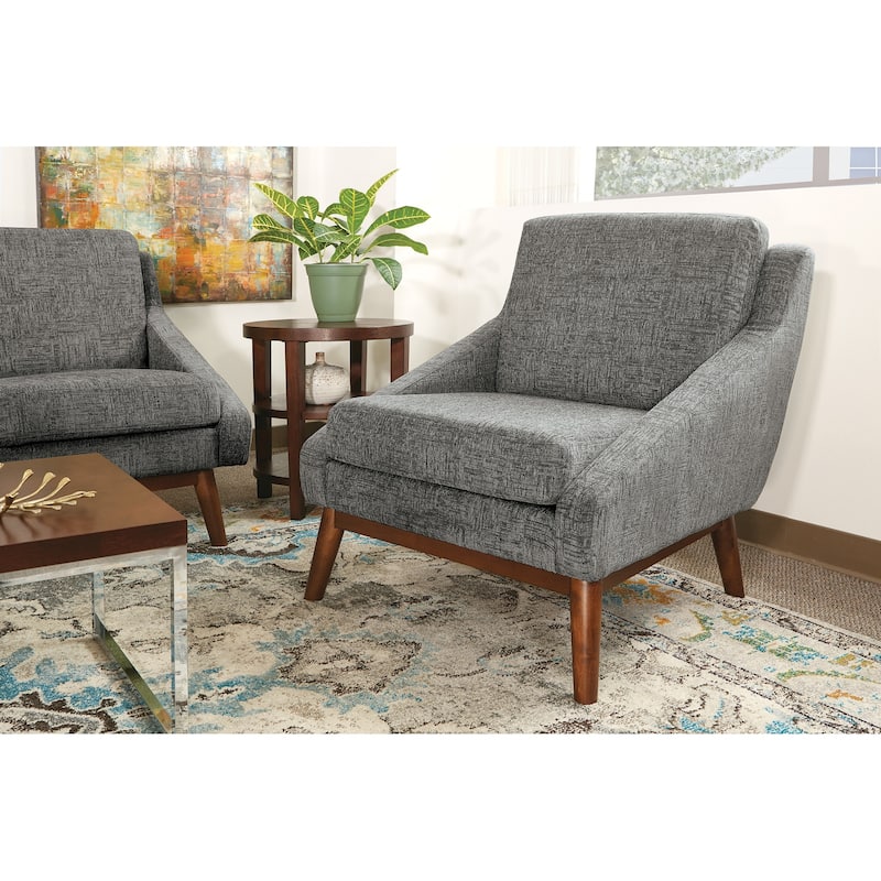 Mid-Century Club Chair - Charcoal