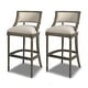 preview thumbnail 10 of 72, Paris Farmhouse Counter and Bar Stool with Backrest