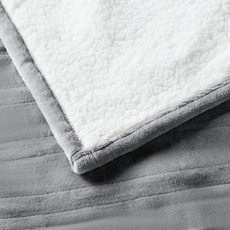 Flannel Electric Heated Blanket With Controller