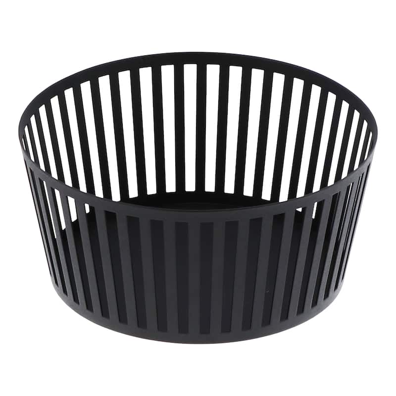 Yamazaki Home Fruit Basket - Two Sizes, Steel, Tall - L 8.46 x W 8.46 x H 3.94 inches