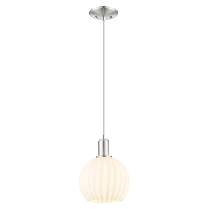 Innovations Lighting Endless Possibilities Arcadia - White Venetian - 1 Light 8" Cord Hung Mini Pendant