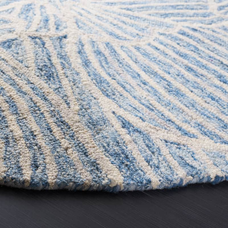 SAFAVIEH Handmade Metro Massom Abstract Floral Wool Rug On Sale Bed Bath & Beyond 33781553