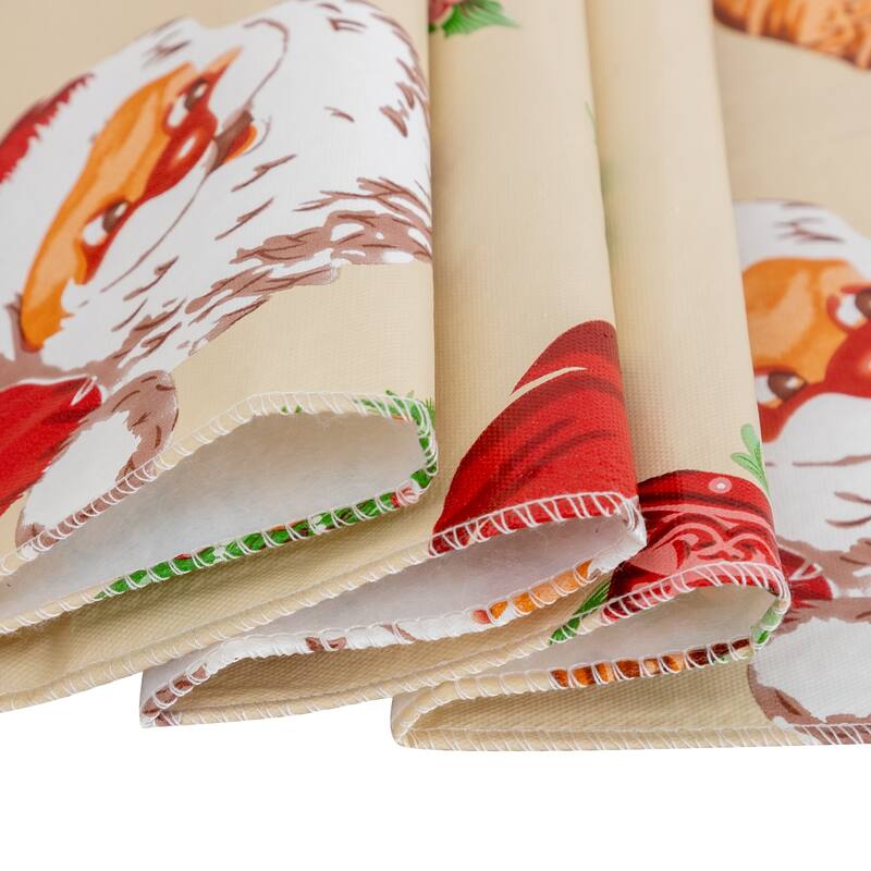 Ray Star Happy Christmas tablecloth Festival