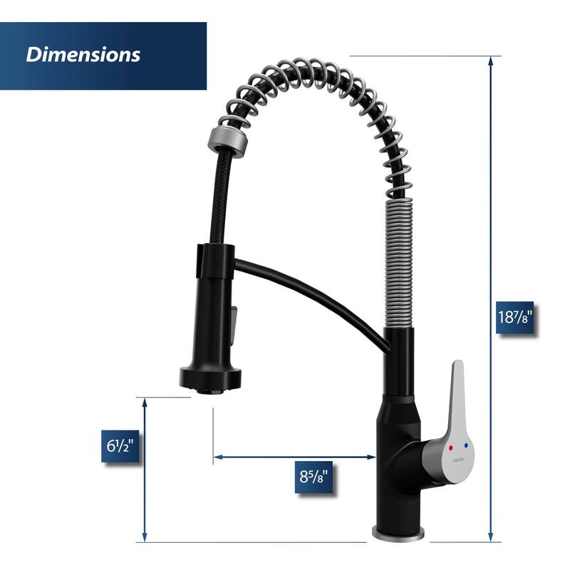Karran USA KKF210 Scottsdale 1.8 GPM Single Hole Kitchen Faucet