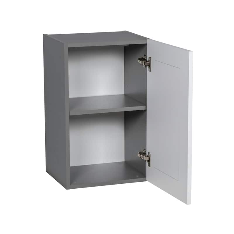 12" x 24" Wall Cabinet-Single Door-Grey - 12 x 24 x 12
