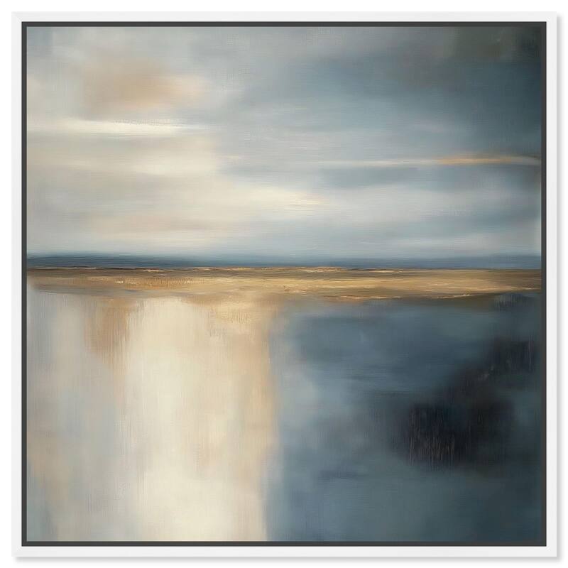 Coastal Dreams Canvas by Art Remedy - White - 16" x 16"