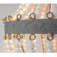 preview thumbnail 7 of 6, Bohemian Boho Beachy Wood Bead Chandelier