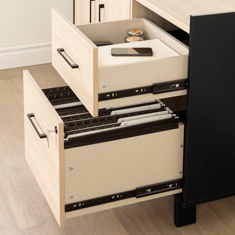 South Shore Kozack 2-drawer Credenza with Doors