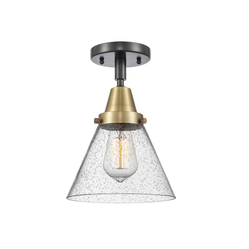Innovations Lighting Caden Cone - 1 Light 8" Flush Mount