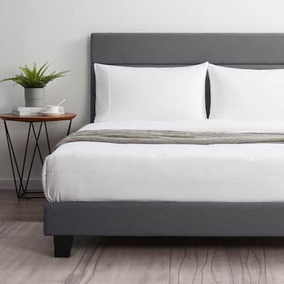 Nestl Horizontal Channel Upholstered Platform Bed