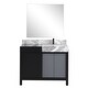 preview thumbnail 131 of 157, Lexora Zilara Bathroom Vanity Complete Set in Black and Grey with Faucet