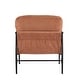 preview thumbnail 32 of 63, 27.56" Modern Accent Chair with Plush Cushions, Metal Frame, and Wooden Armrest Design -for Living Room, Bedroom