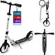 preview thumbnail 9 of 62, Outdoor Cruiser Kick Scooter for Ages 6+, for Kids, Teens, and Adult, Max Load 250 LBS, Foldable, 8-inch Big Wheels, White