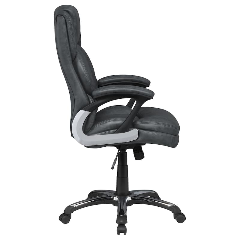 Nerris Upholstered Adjustable Home Office Desk Chair