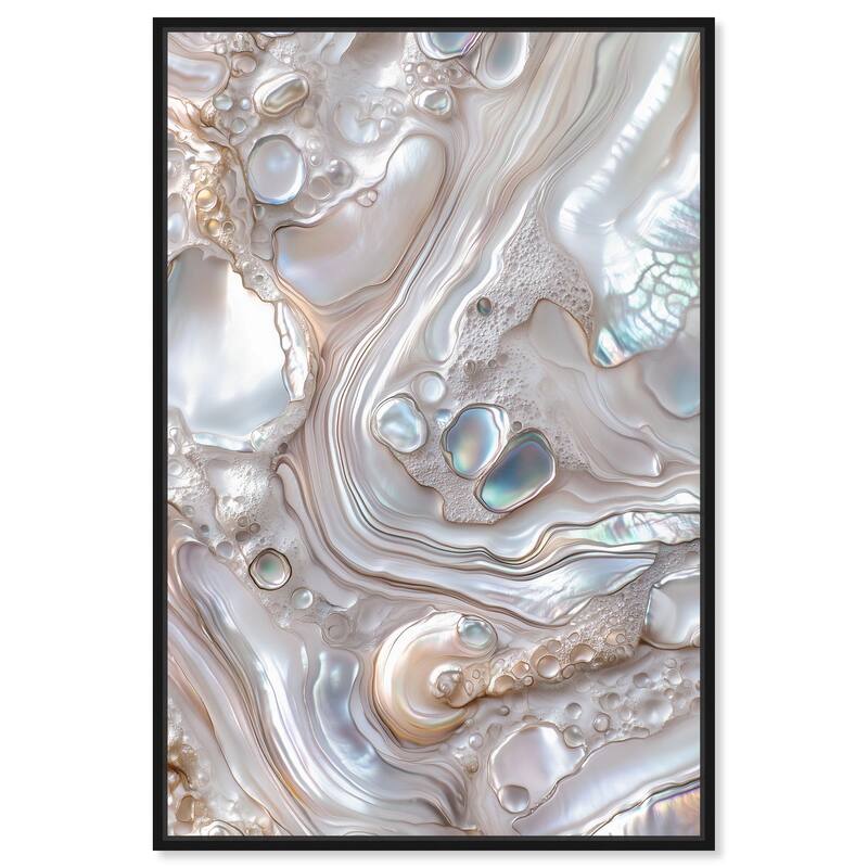 Fluid Preciousness II Canvas by Art Remedy - Black - 24" x 36"