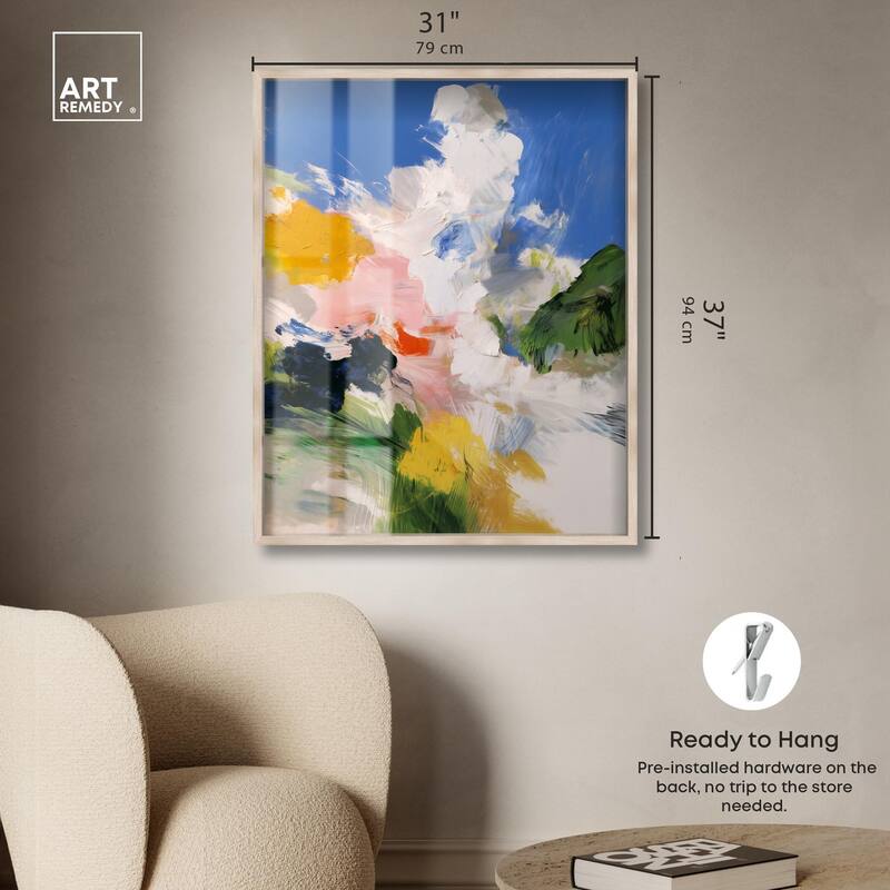 Clouds and Color II Shadowbox by Art Remedy