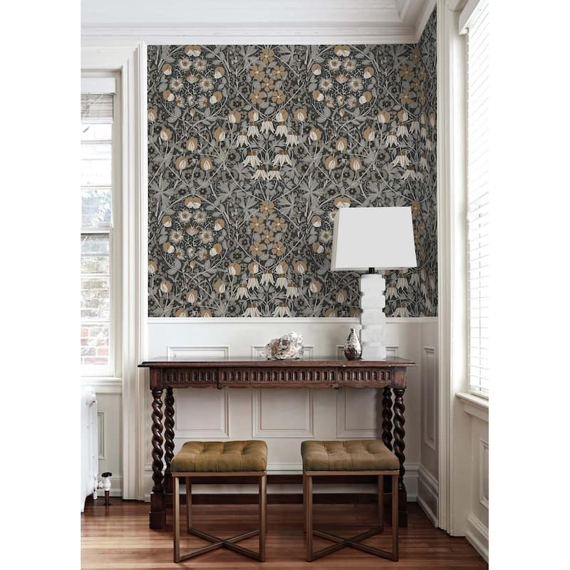 NextWall Tulip Garden Peel and Stick Wallpaper