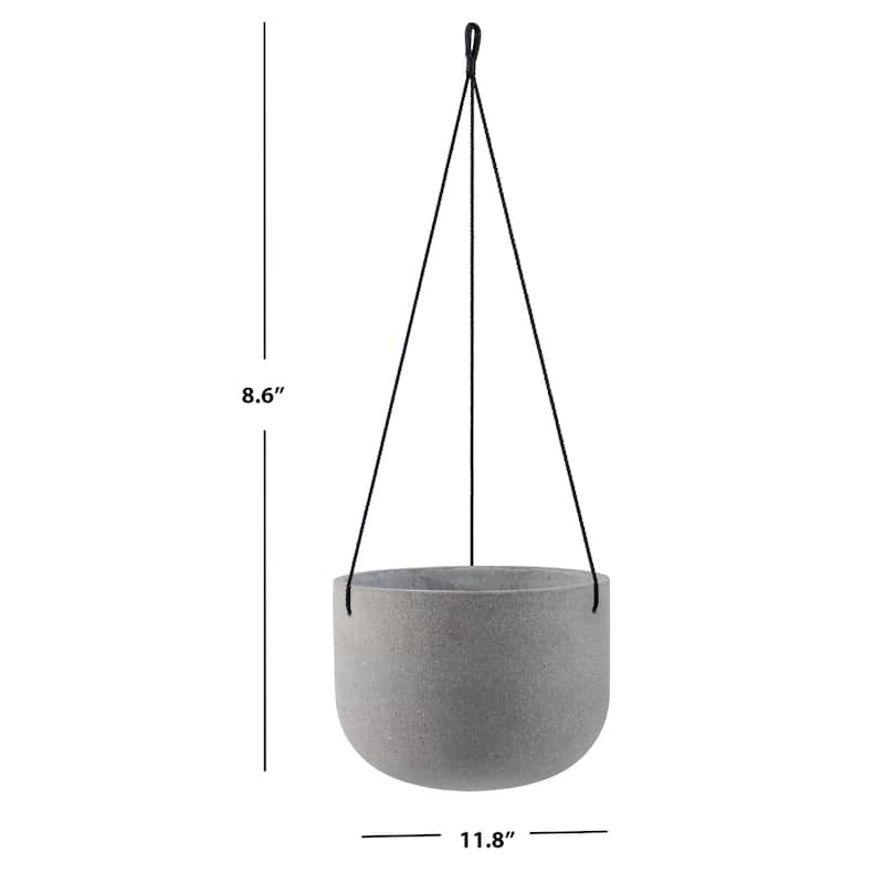SAFAVIEH Outdoor Madisyn Planter - 12"W x 12"D x 9"H