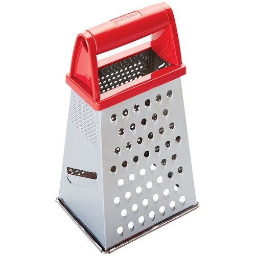 Good Cook 15601 Stainless Steel Box Grater, 9", Assorted Color
