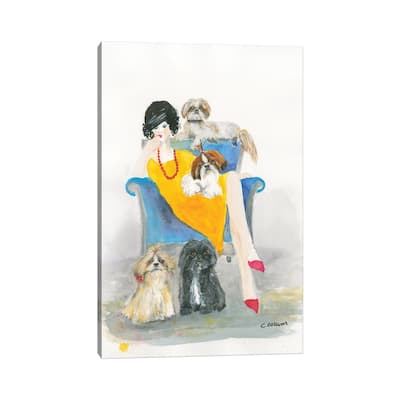 iCanvas "I Need Another Shih Tzu" by Connie Collum Canvas Print