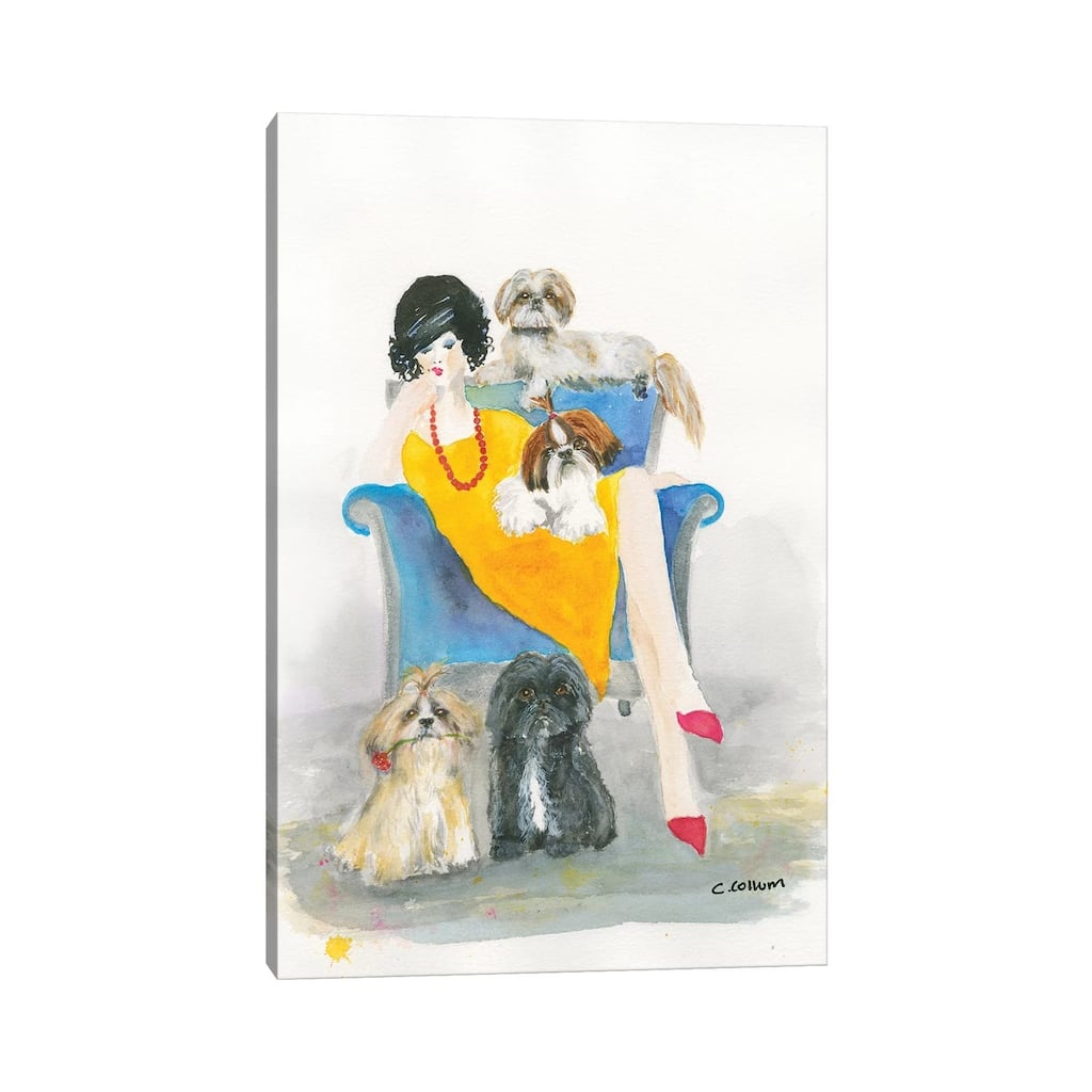 iCanvas "I Need Another Shih Tzu" by Connie Collum Canvas Print