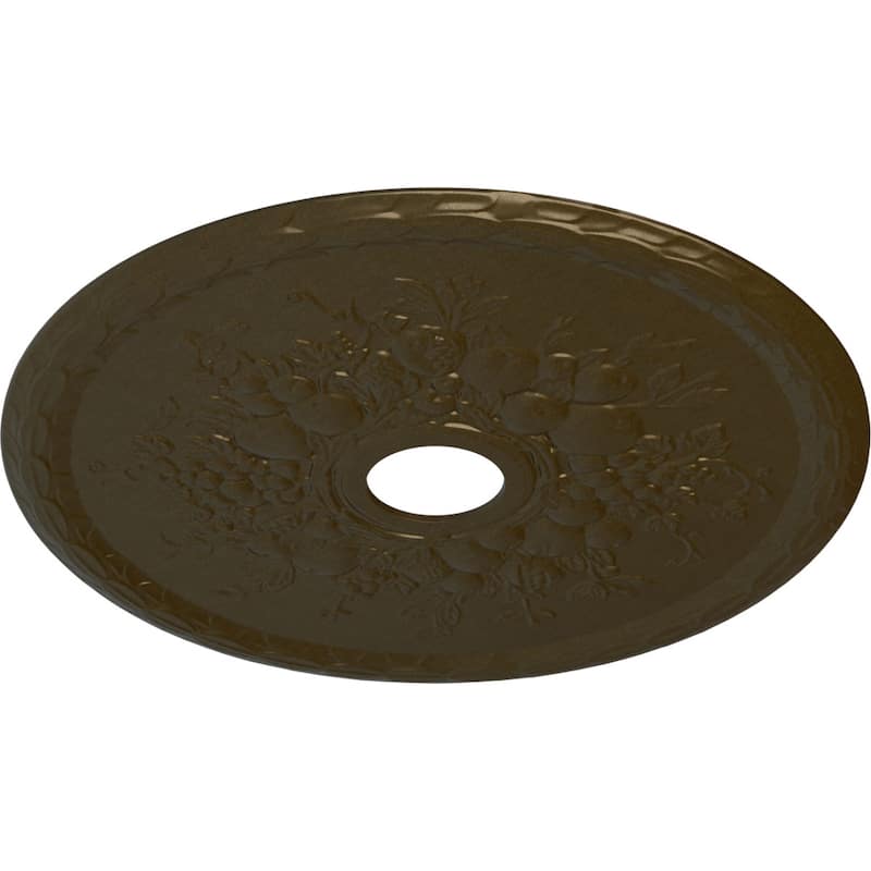 22 5/8"OD x 3 5/8"ID x 5/8"P Grape Ceiling Medallion