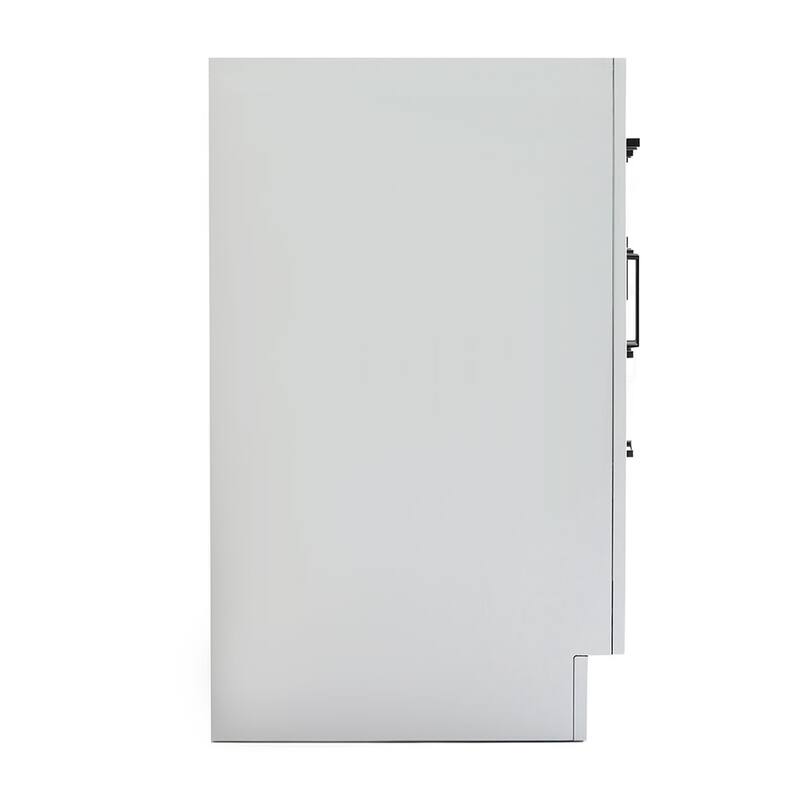 Ariel T072D-BC Hepburn 72" Double Free Standing Vanity Cabinet Only