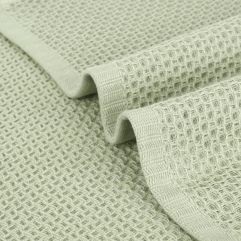 Cotton Hand Towel Set, Solid Waffle Hand Towels, Soft Towels for Bathroom, Hotel and Spa