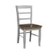 preview thumbnail 35 of 128, International Concepts Solid Wood Madrid Ladderback Chairs, Set of 2 - N/A