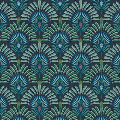 Transform Peacock Green Peel & Stick Wallpaper