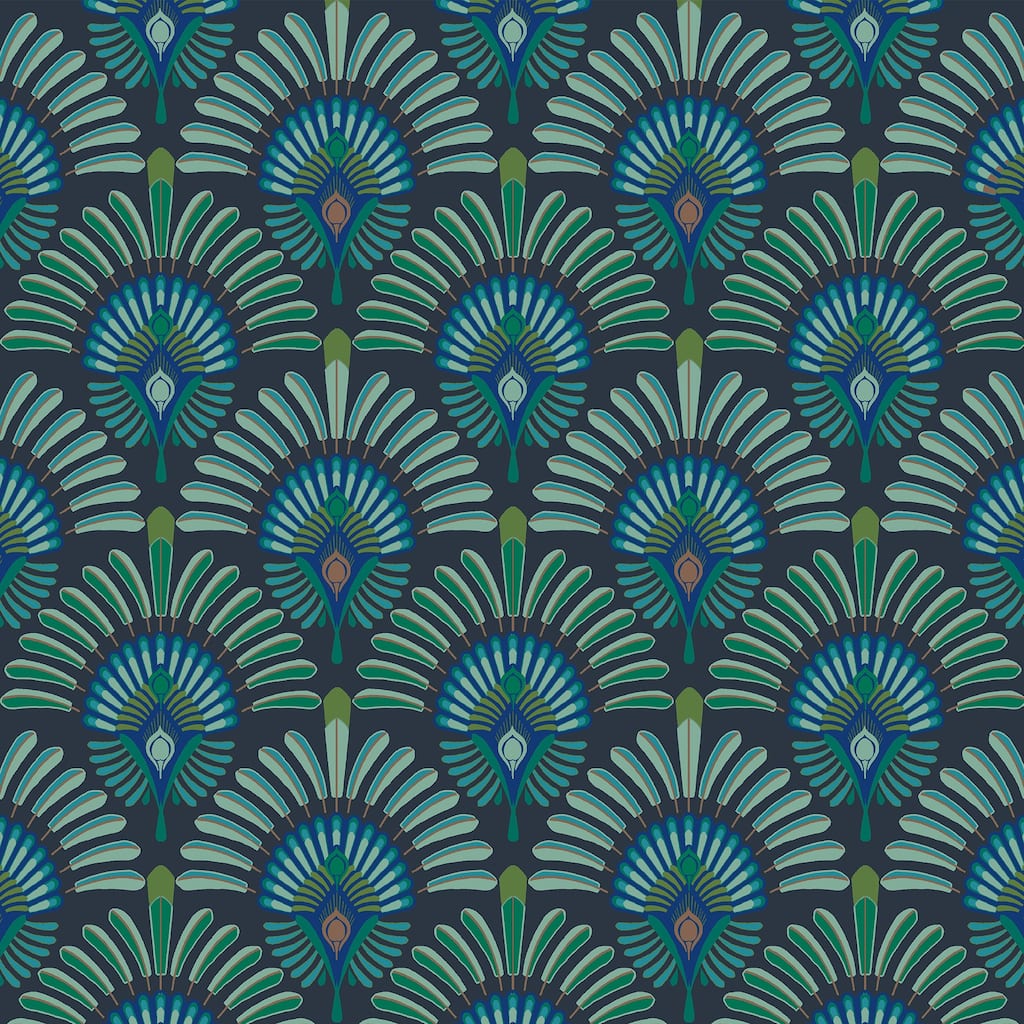 Transform Peacock Green Peel & Stick Wallpaper