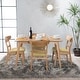 preview thumbnail 2 of 70, Idalia 5-piece Wood Rectangular Dining Set by Christopher Knight Home Natural Oak + Green Tea
