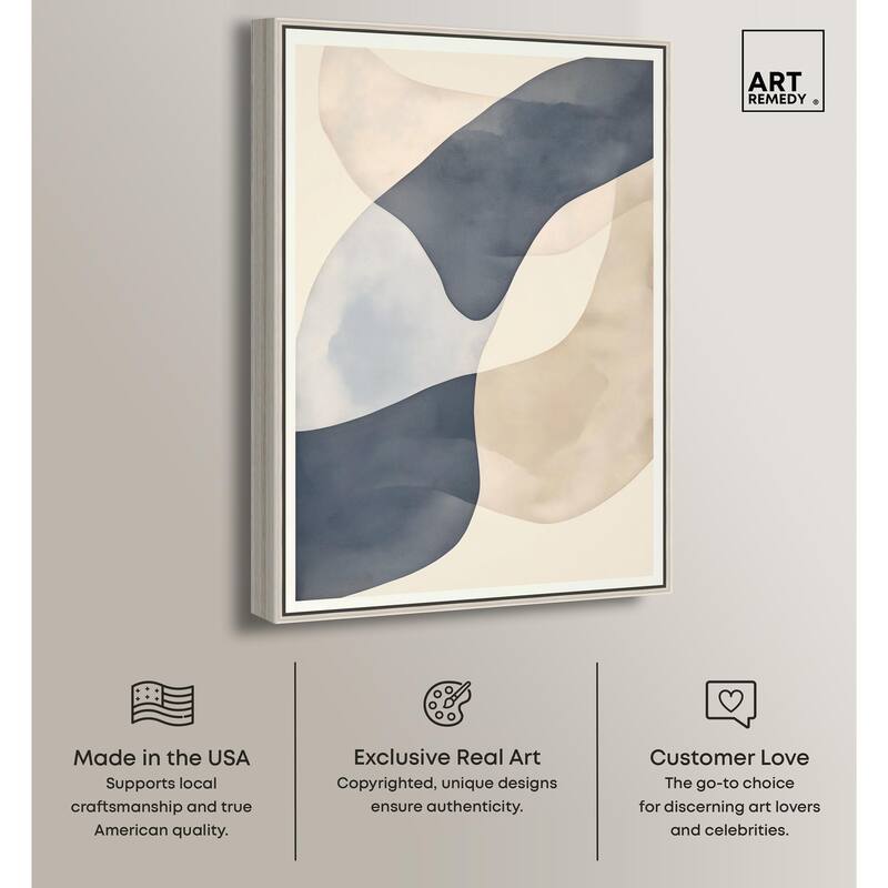 Ovals Canvas by Art Remedy