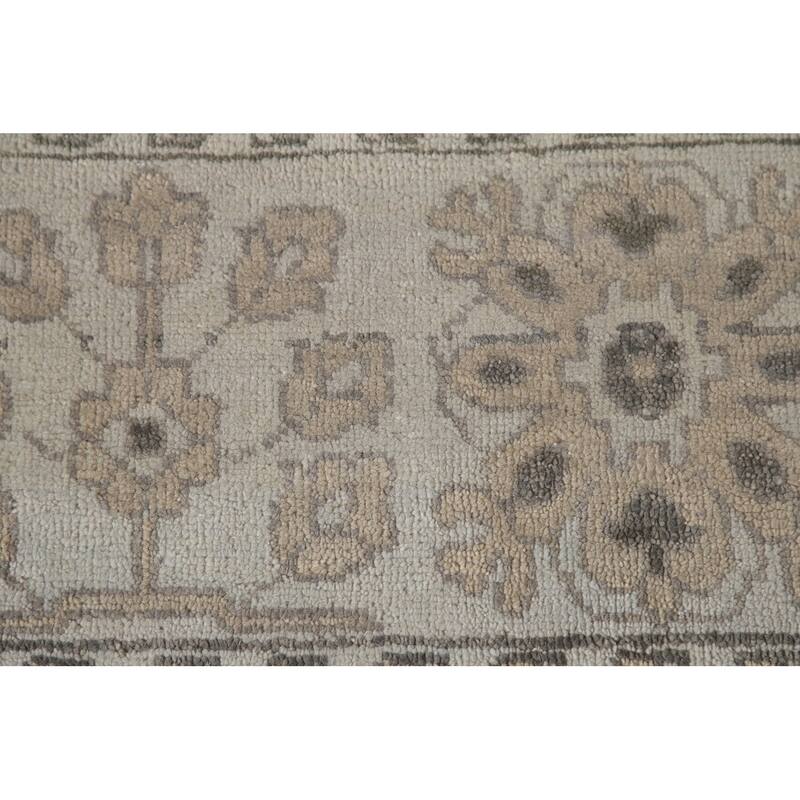 Oushak Indian Large Rug Handmade Wool Carpet - 9'10"x 13'9"